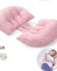 Cotton Waist Maternity Pillow For Pregnant Women Pregnancy Pillow U Full Body Pillows To Sleep Pregnancy 2