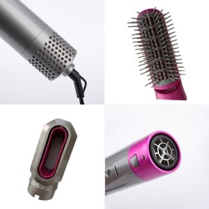 Electric Hair Dryer 5 In 1 Hair Comb Negative Ion Straightener Brush Blow Dryer Air Wrap 1