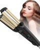 Hair Crimper Curling Iron Ceramic Crimpers Wavers Curler Wand Fast Heating five 5 Barrels Hair Waver 4