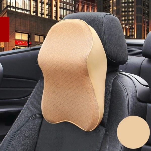 Car Seat Headrest Pad 3D Memory Foam Pillow Head Neck Pain Relief Travel Neck Support Breathable 3