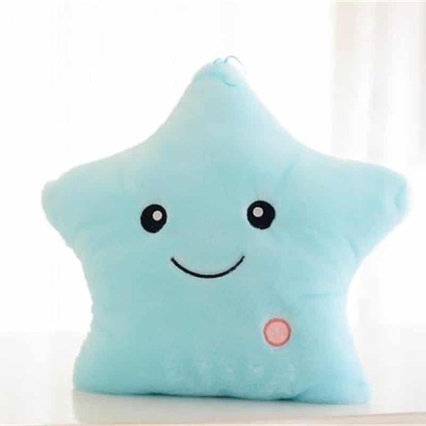 Creative Luminous Pillow Stars Love Stuffed Plush Toy Glowing Colorful Light Cushion Birthday Gifts Toys For 2