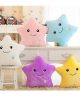 Creative Luminous Pillow Stars Love Stuffed Plush Toy Glowing Colorful Light Cushion Birthday Gifts Toys For 3