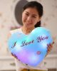 Creative Luminous Pillow Stars Love Stuffed Plush Toy Glowing Colorful Light Cushion Birthday Gifts Toys For 5