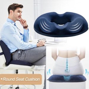 Memory Foam Seat Cushion Coccyx Orthopedic Massage Hemorrhoids Chair Cushion Office Car Pain Relief Wheelchair Support 1