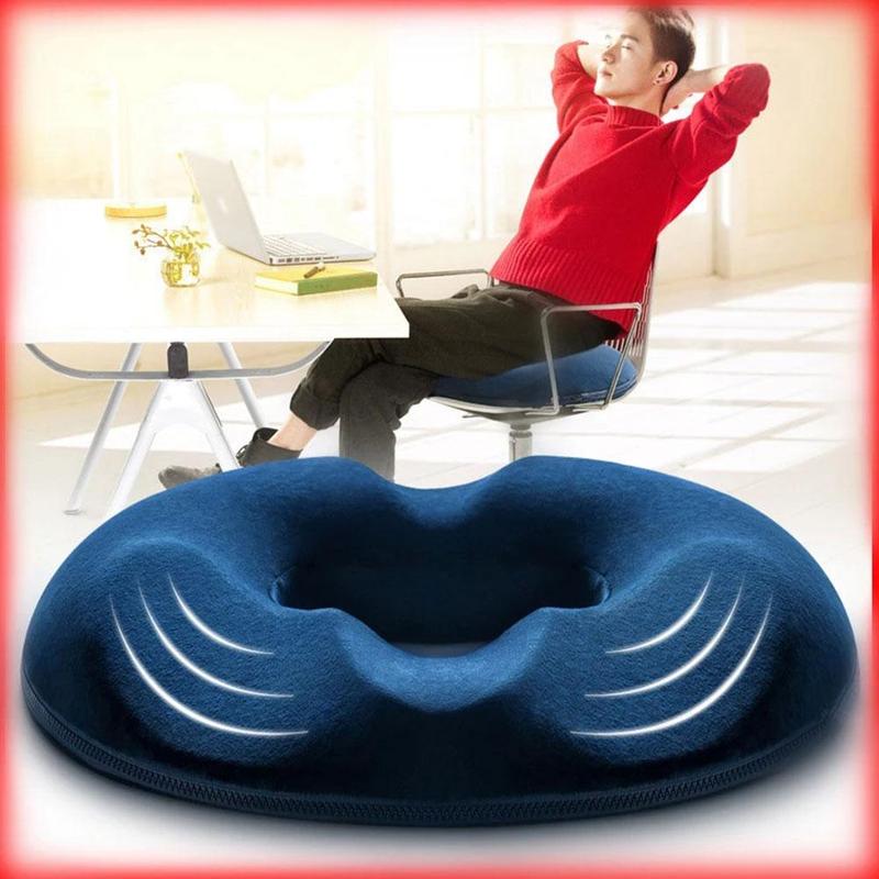 Memory Foam Hemorrhoid Seat Cushion Hip Support Orthopedic Pillow Office  Chair Cushion Car Seat Wheelchair Massage