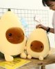 Smiling Avocado Stuffed Plush Toys Filled Doll Soft Sofa Plants Cushion Cartoon Fruit Pillow Soft Cushion 5