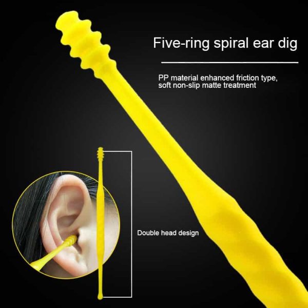 7Pcs Stainless Steel Earpick Ear Cleaner Spoon Ear Care Cleaning Tool Ear Wax Removal Kit Ear 2
