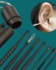 7Pcs Stainless Steel Earpick Ear Cleaner Spoon Ear Care Cleaning Tool Ear Wax Removal Kit Ear