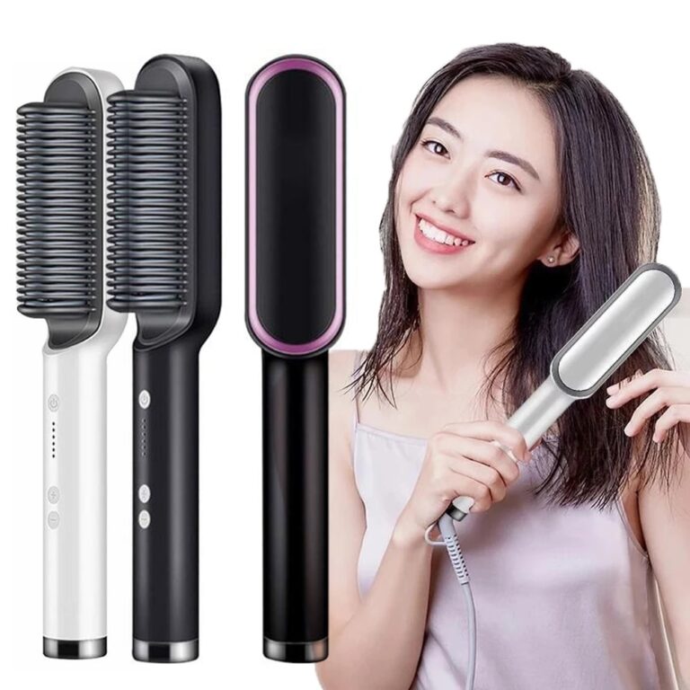 Multifunctional Hair Straightener Comb: Electric Hot Comb with Negative ...