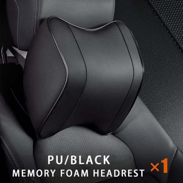 Car Neck Headrest Pillow Rest Head Support Cushion Car Breathable Memory Foam Slow Rebound Guard