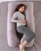 2022 70x130CM New Full Body Nursing Pregnancy Pillow U Shaped Maternity For Sleeping With Removable Cotton 2