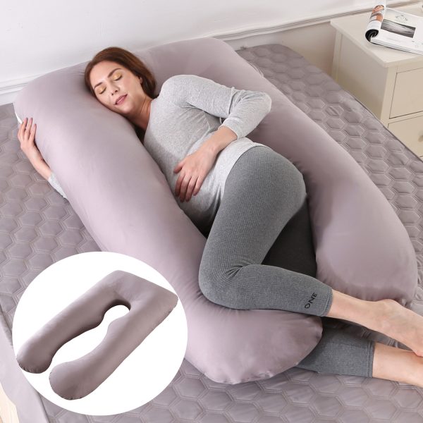 2022 70x130CM New Full Body Nursing Pregnancy Pillow U Shaped Maternity For Sleeping With Removable Cotton