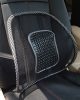 Car Seat Office Chair Massage Back Lumbar Support Mesh Ventilate Cushion Pad Black Mesh Back Lumbar 2