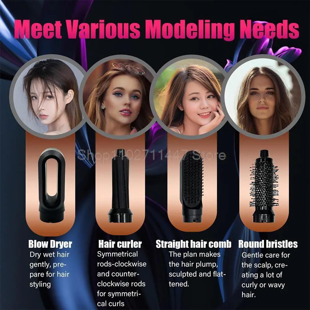 5-in-1 hair dryer combhair dryer comb for curling and straighteninghair dryer comb for all hair typessalon-quality hair dryer combbest hair dryer comb for frizzy hair