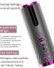 Automatic Wireless Hair Curler Cordless Rotating USB Rechargeable Curling Iron Display Temperature Adjustable Timing Hair Curler 2
