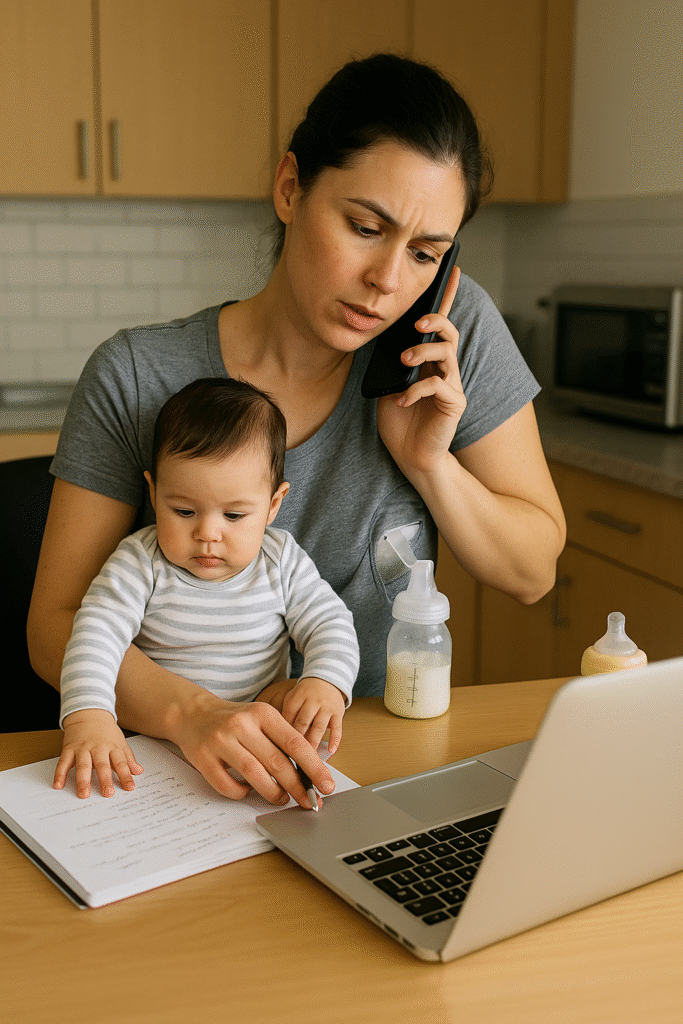 how to be a working mom with a newborn
working mother with newborn
returning to work with a baby
working mom newborn guide
balancing work and newb